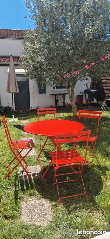Table jardin + 4 chaises (image 6)