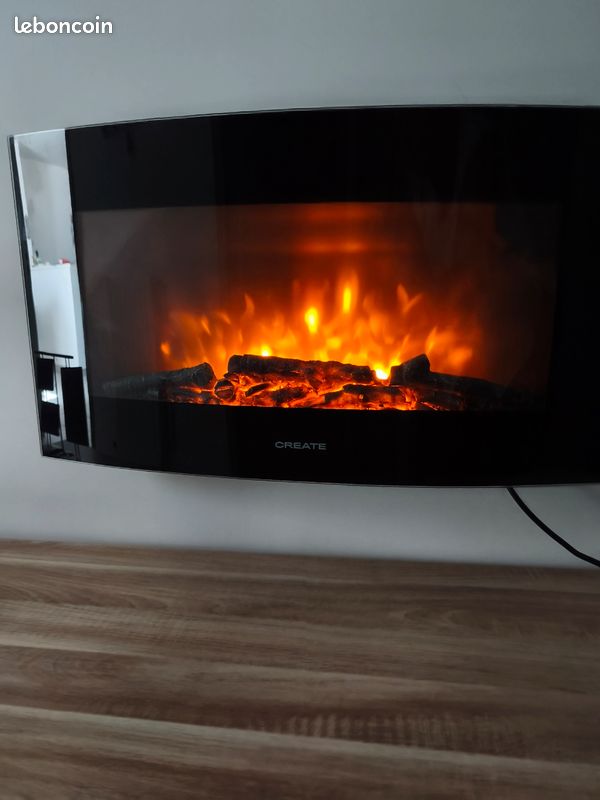 Cheminée électrique incurvée (image 2)