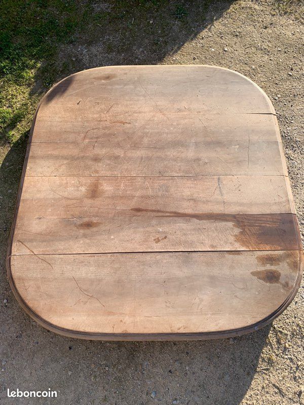 Plateau de table en noyer Henri 2 (image 2)