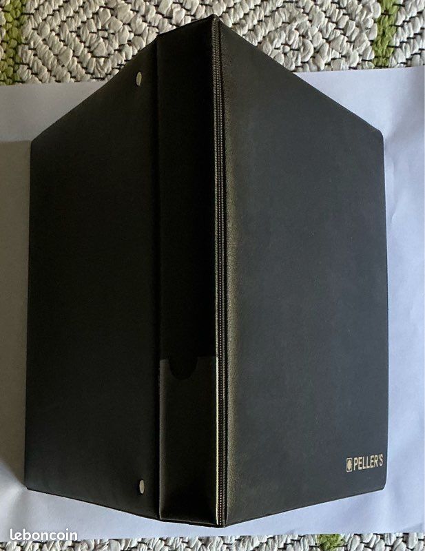 Album De Collection De Pièces PELLER'S Taille S – 60 Pochettes Pour étuis Carton – 10 Feuilles, Classeur 2 Anneaux