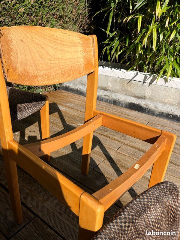 Lot de 6 chaises à retaper (image 3)