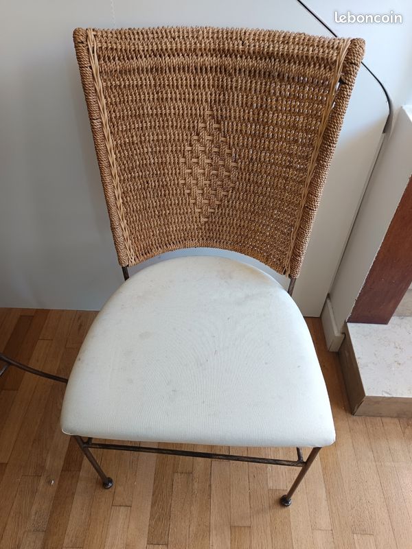 Chaise en osier (image 1)