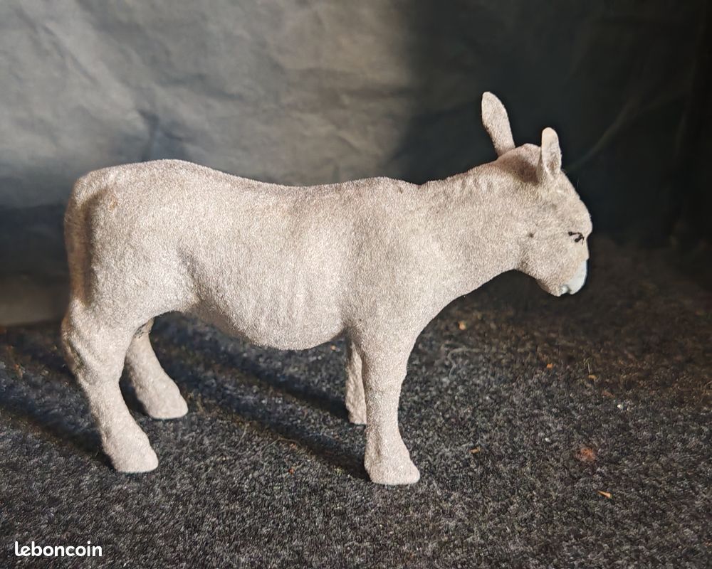 ANCIEN SANTON DEVINEAU Ane L 8,5 H 7 Noel Creche EUR 19,90 - FR