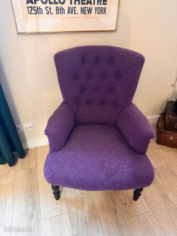 Fauteuil ancien renové (image 1)