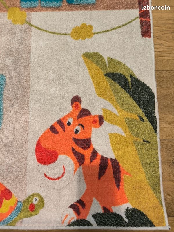 Tapis chambre bébé thème animaux / jungle / savane (image 2)