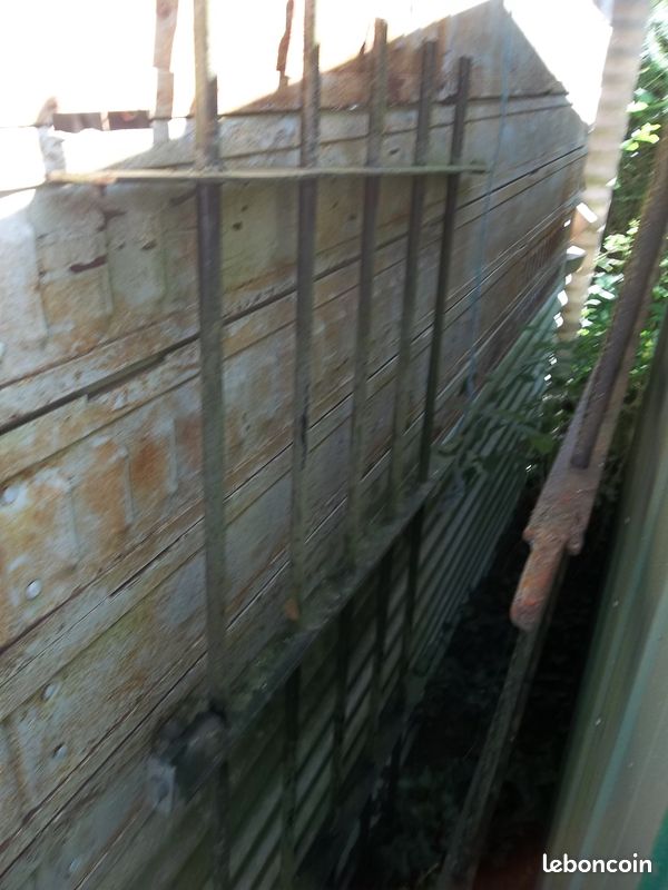 Grille + portillon en fer forgé (image 2)