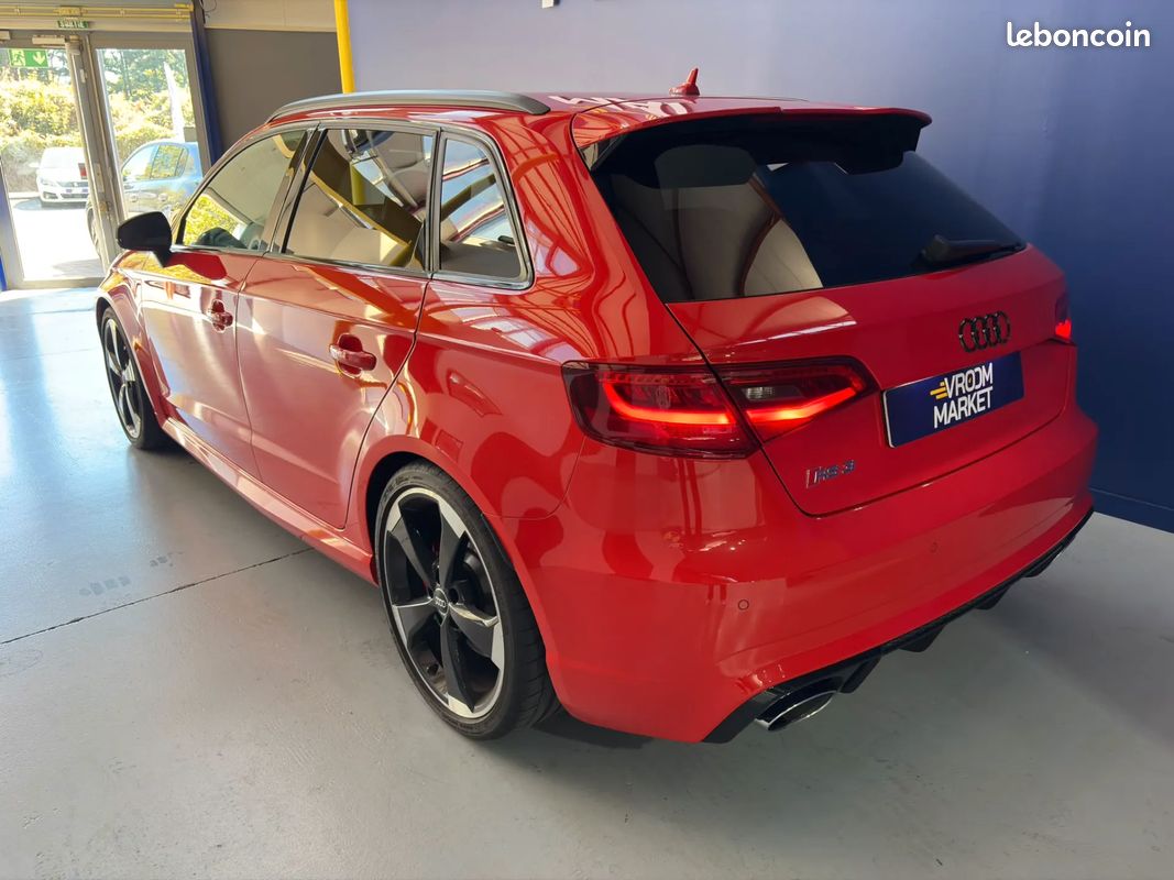 AUDI RS3 Sportback 2.5 TFSI 8V1 367ch - Garantie - Echappement Sport RS, Magnetic Ride, Sièges RS chauffants, Bang à Olufsen - (image 3)
