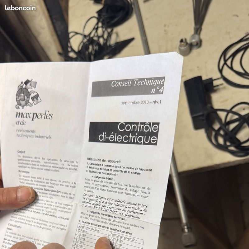 Contrôleur diélectrique de revêtement monocouche ou stratifié (image 3)