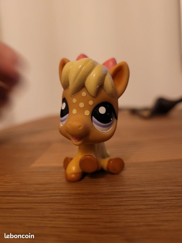 LITTLEST PETSHOP LPS HASBRO CHEVAL N°1616 + ACCESSOIRE D'ORIGINE REF 12