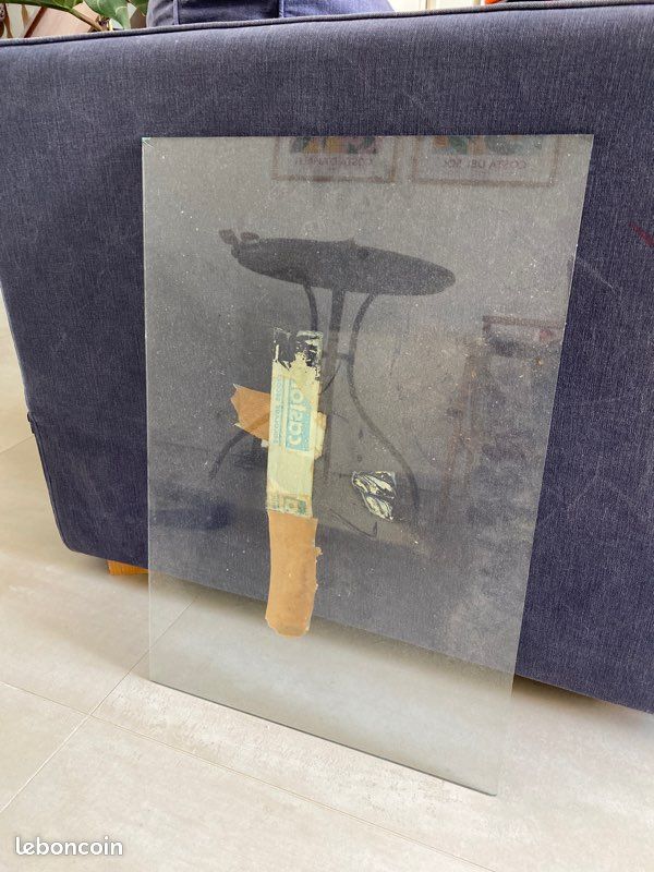 Plaque de verre 40x59 cm (image 1)