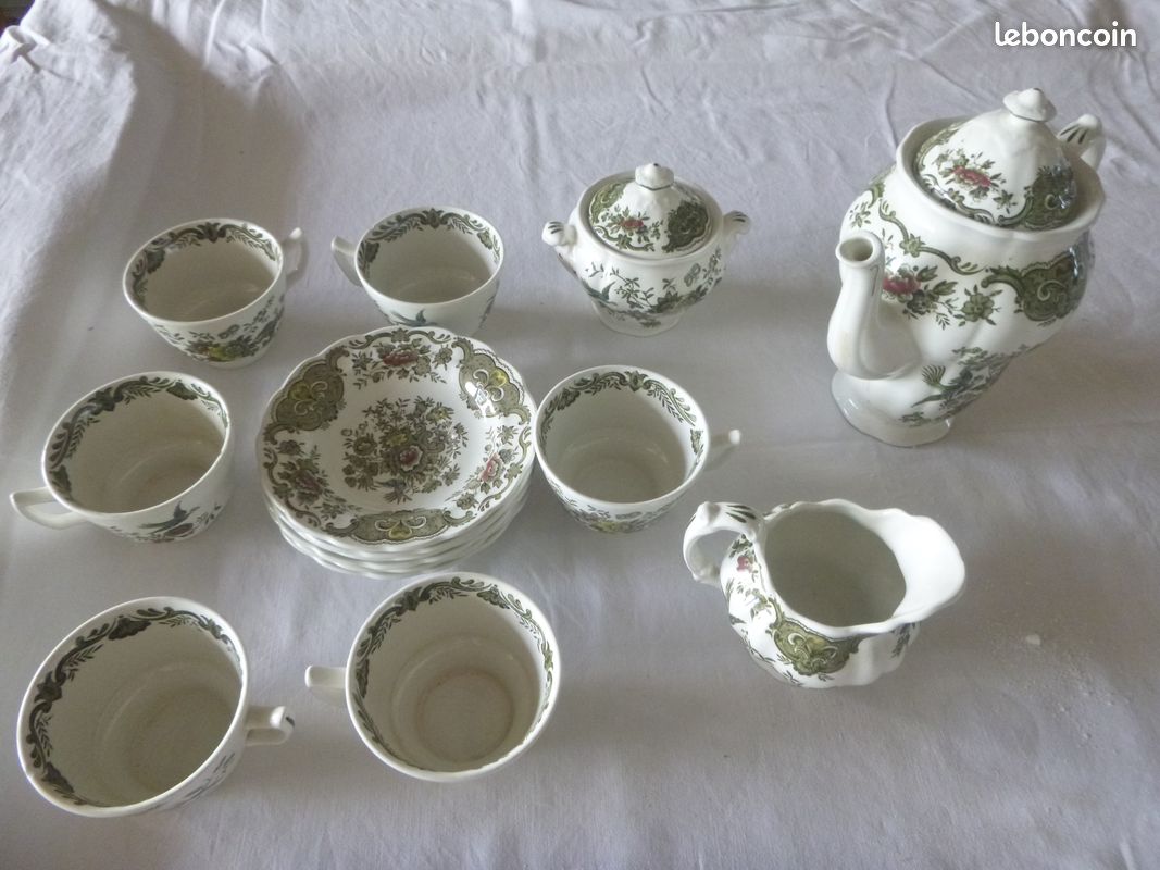 Service a café 6 tasses Ridgway Staffordshire (image 1)
