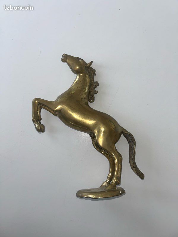 Statuette cheval bronze touareg (image 1)