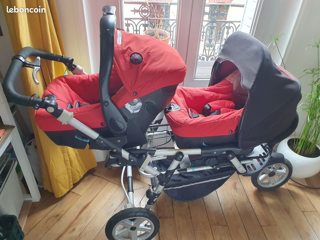 Poussette Jumeaux Poussette Cosy Occasion Poussette Double