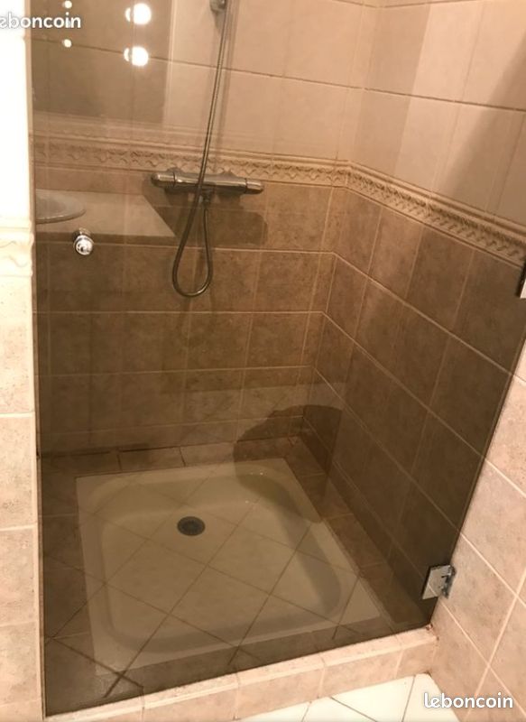 Porte douche pivotante verre (image 1)