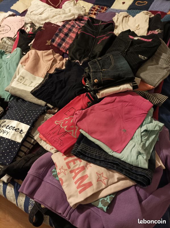Lot De 9 Vêtements Fille 10 Ans - Marques Next, New Look, Etc., Très Bon état Occasion