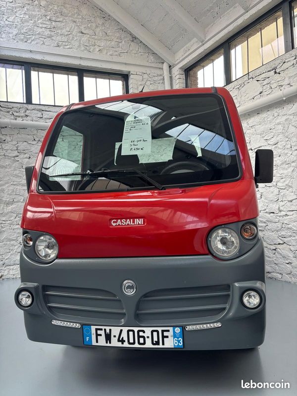 đ đ Camion sans permis CASALINI KERRY 01/2021 66 400 km plateau ridelles Garage Boyer đ (image 1)