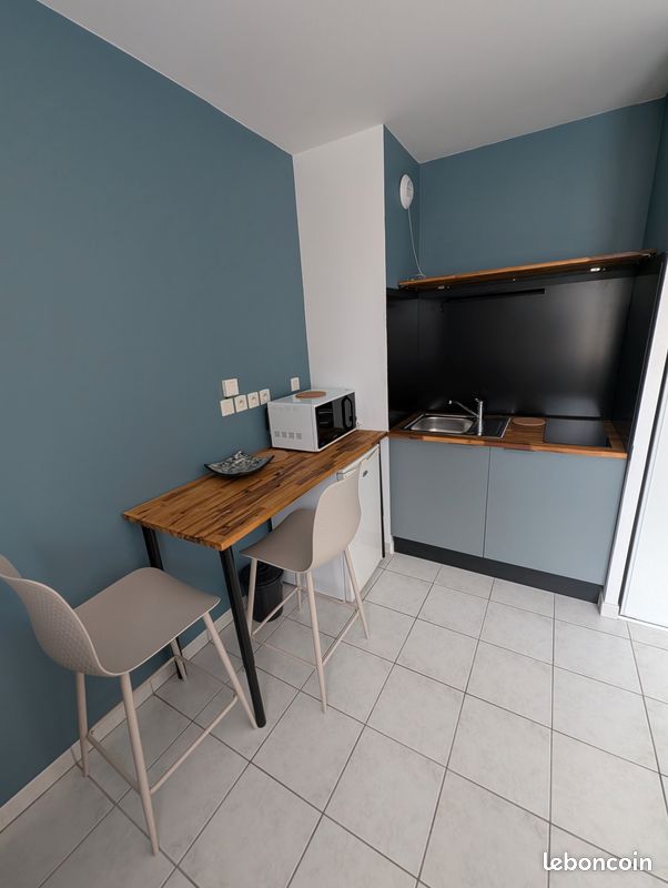 Studio meublé 23m² + cave (image 2)