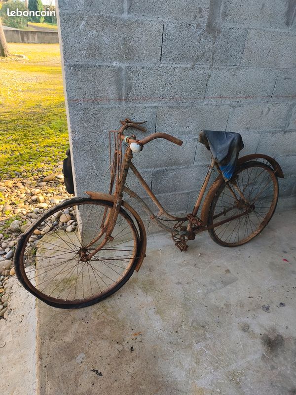 Ancien porte bagage repliable et adaptable pour très vieux vélo bicyclette (image 12)