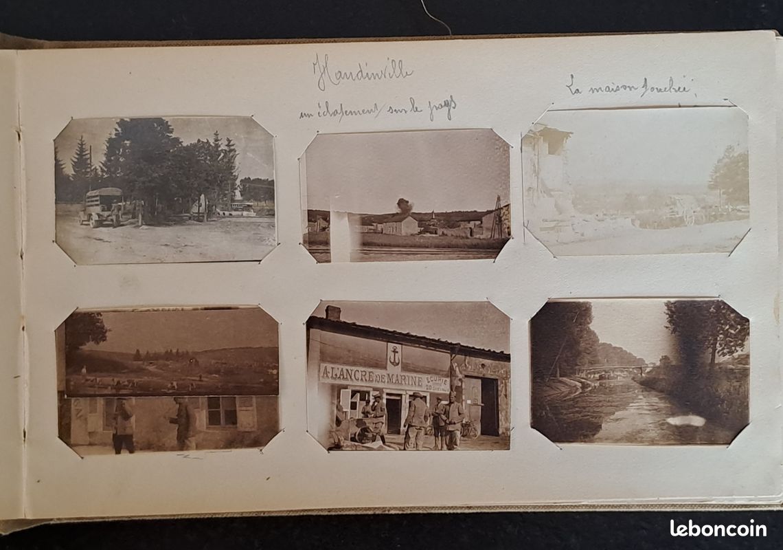 GUERRE 14-18 - ALBUM de 158 PHOTOS ORIGINALES - Plusieurs Régiments d'Infanterie: 40è,15è, 116è, 7è, 6è (image 4)