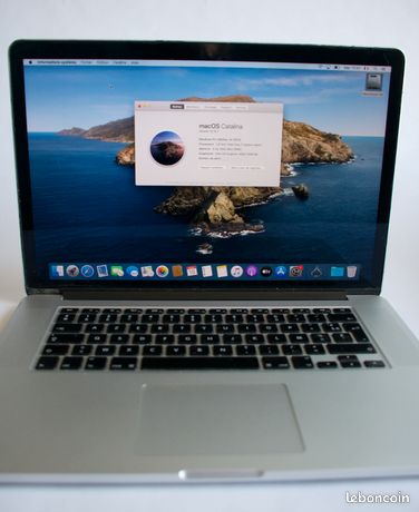 APPLE MacBook Pro 15 2012 i7 - 26 Ghz - 8 Go RAM - 256 Go SSD - Argent... pas cher
