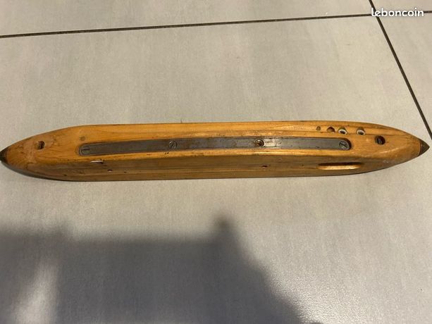 Navette Boye Avec Canette - Métal Argenté - Modèle 7413 - Vintage USA - Jamais Utilisée