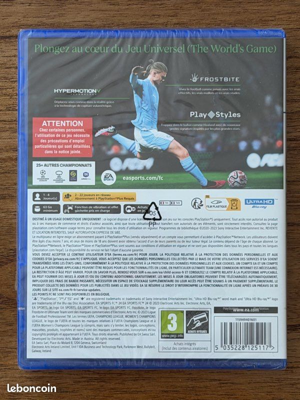 Jeu FC24 pour PS5 (image 2)