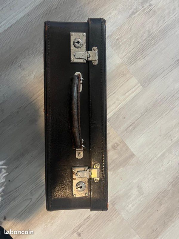 Valise de toilette vintage antiquités (image 5)