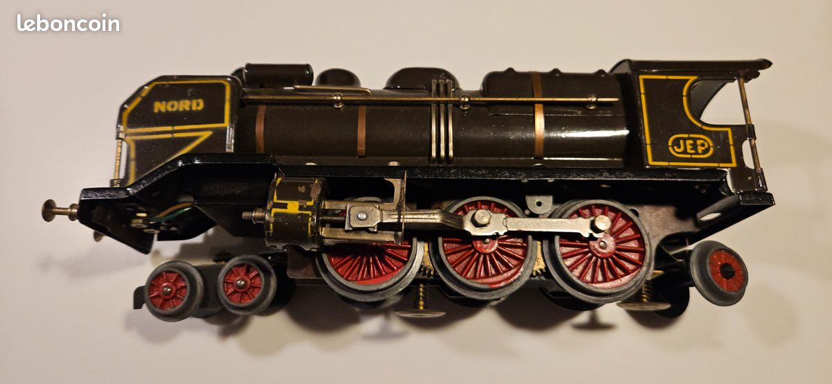 Locomotive JEP La Fléchette 220 Avec Tender - Échelle O - Acier Embouti 1935