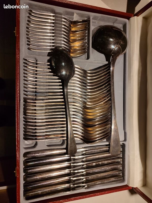 SERVICE MIGNARDISES HORS D'oeuvres Argent Minerve Decor Iris Art