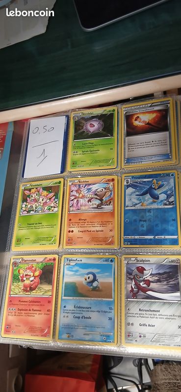 Cartes pokemon 0,50 à 1e 1ere partie (image 1)