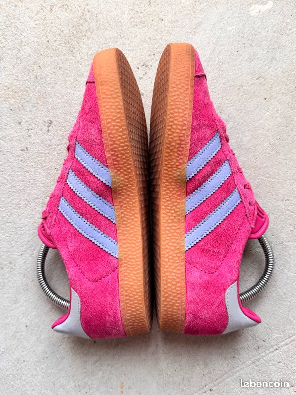 Adidas gazelle rose et bleu clair taille 38 (image 2)