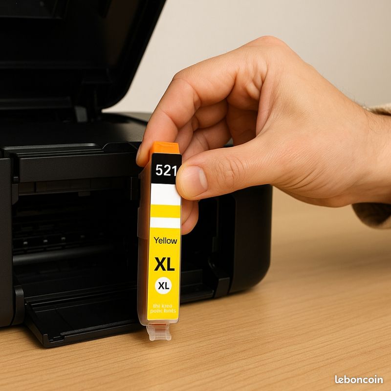 Lot De Cartouches D'encre Compatibles Pour Canon MP560, MP550, 620 – PGI-520 & CLI-521, 5 Pièces, Neuf Sous Blister