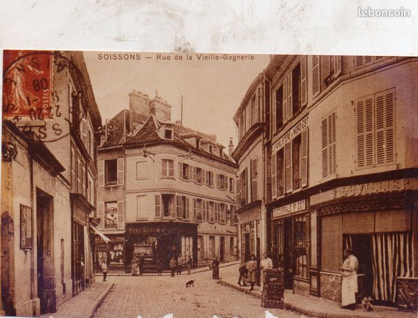 Carte Postale Ancienne – Manufacture Saint Gobain – Aisne (02) – Vue D’époque