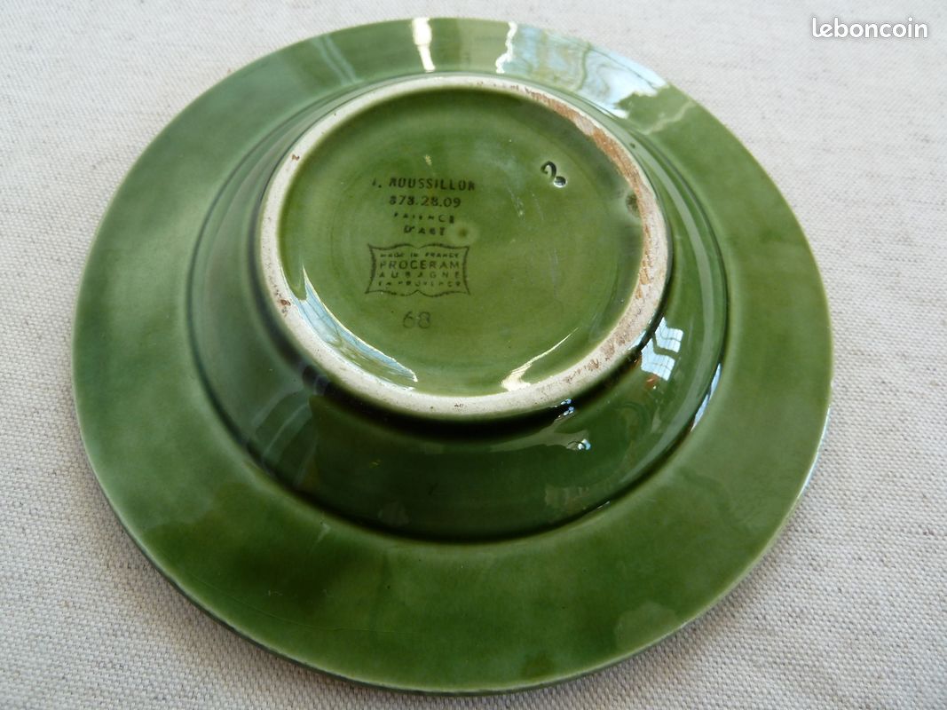 Joli porte savons vintage Cusenier faïence d’art Procéram d’Aubagne (image 4)