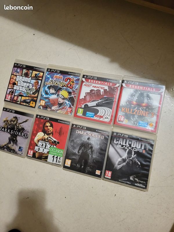 Lot De 7 Jeux Playstation 3 - Complet - Israel