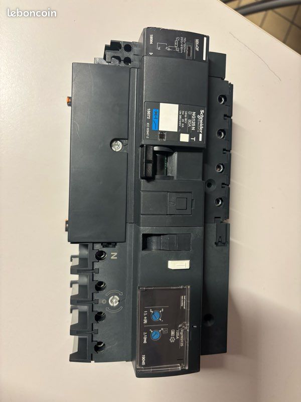 Disjoncteur Schneider Electric NG125N 80A + Vigi – Spécial borne de recharge (image 1)