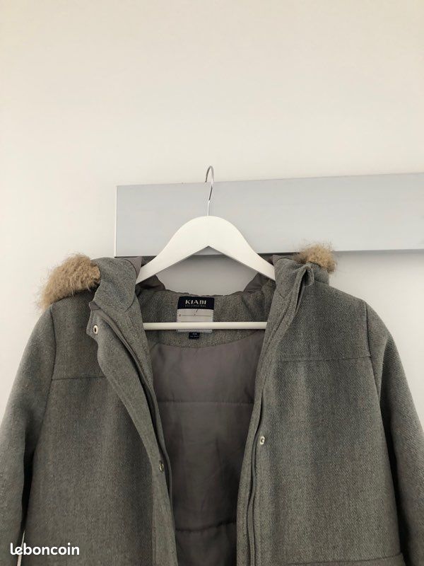 Manteau fille 12 ans gris kiabi parka caban hiver Vêtements