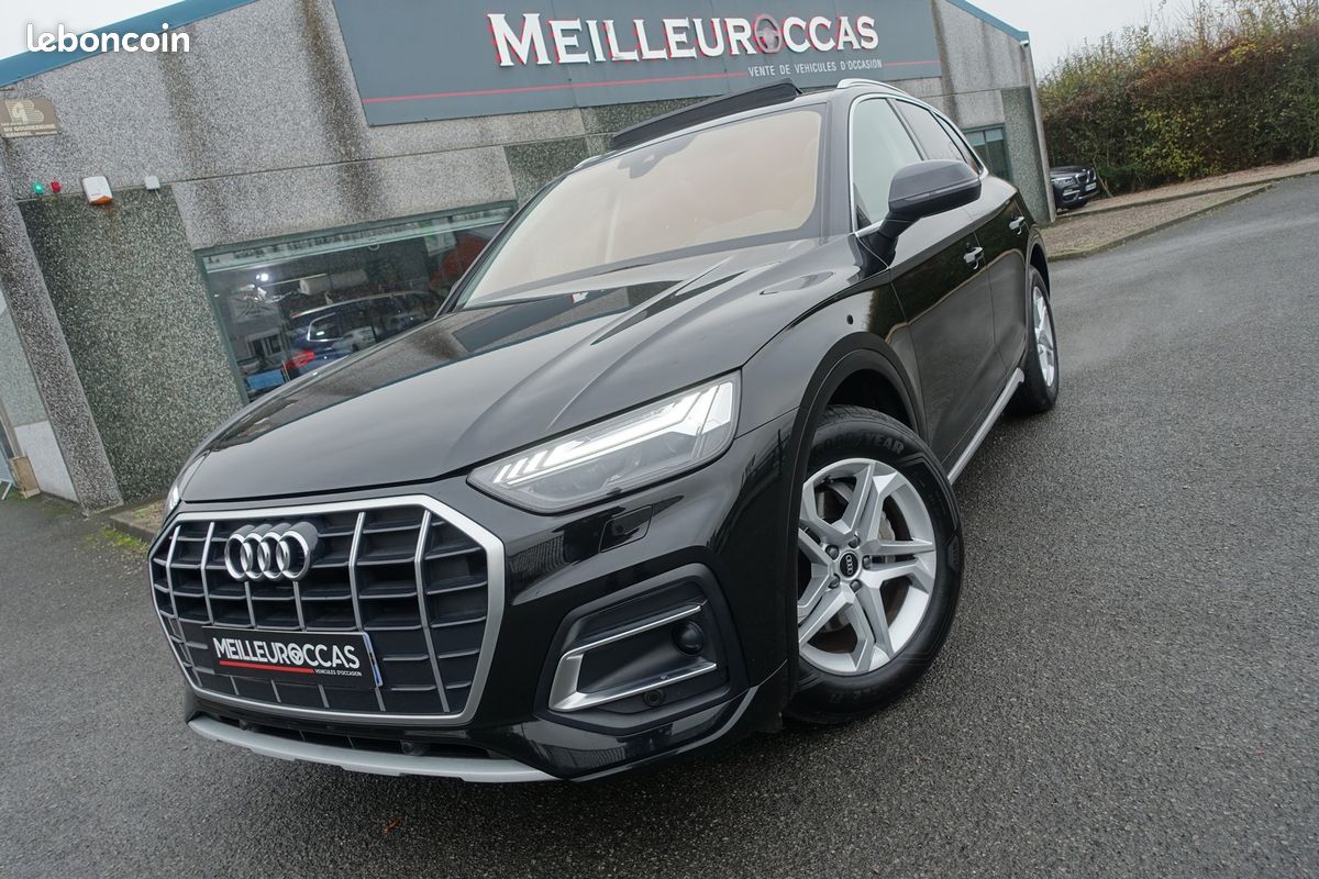 Q5 35 Tdi 163cv S-Tronic Mhev Virtual cockpit/Cuir Sport chauffant/Toit ouvrant/Carplay/Caméra/Full LED/Régulateur/Accès confort/HUD/1°Main/Garantie 12 mois (image 14)