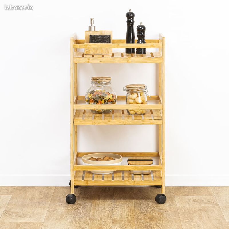 Desserte moyen modèle en bambou LINHA (image 3)