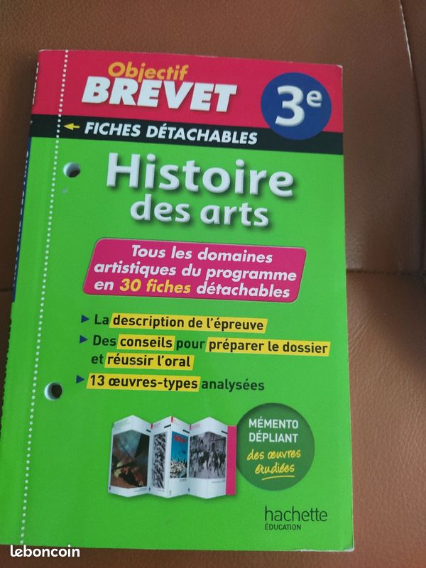 Histoire de l art fiche brevet hachette (image 1)
