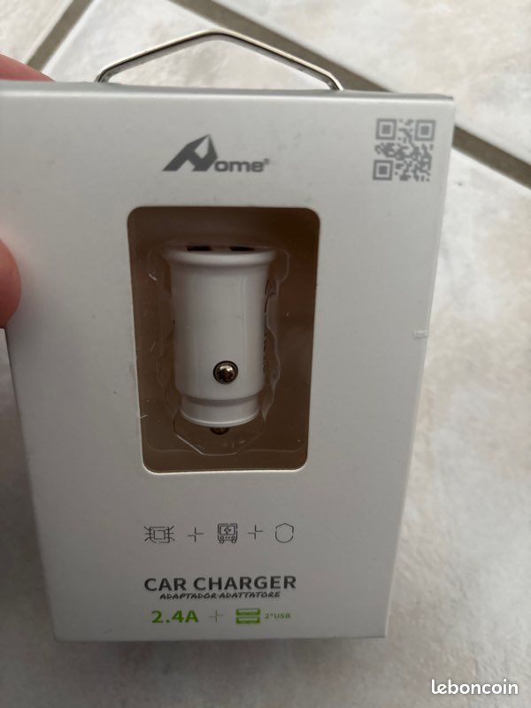Lot De 12 Adaptateurs Allume-Cigare 2 Ports USB Pour Voiture - Destockage Neuf
