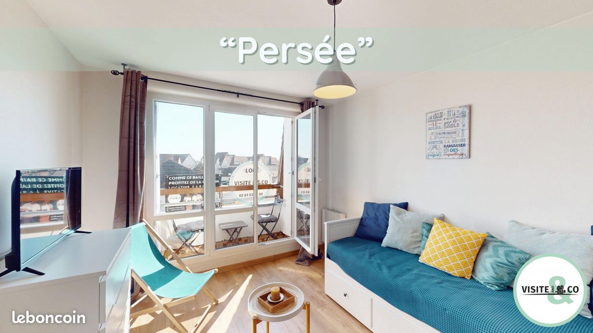 Appartement 1 pièce 18 m² · à Merville-Franceville-Plage · 18 m² · 399 €/mois