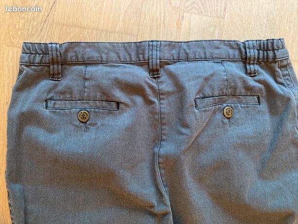 Pantalon Chino Mât De Misaine - Taille 44, Marron Chocolat, Occasion En Très Bon état