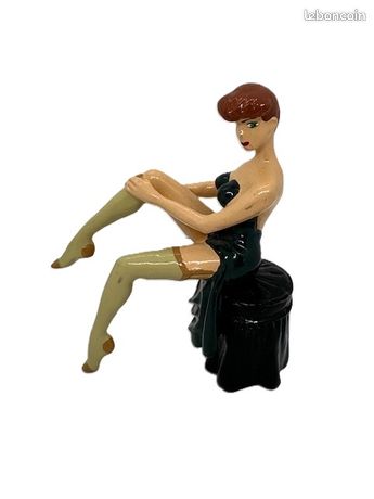 Figurine Pixi 05344 - La Pin-up Devant Sa Coiffeuse - Berthet - Édition Limitée Numérotée