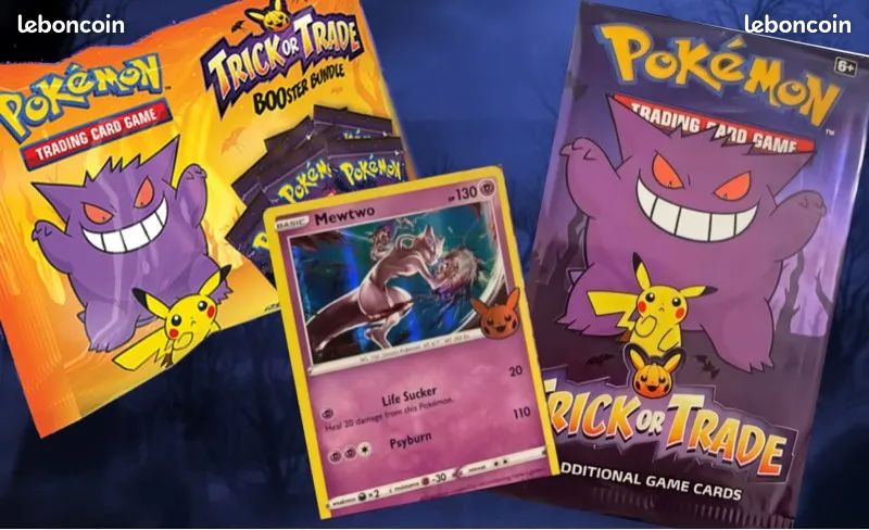 Sachet de 40 booster pokemon "Trick or Trade" Halloween (image 4)