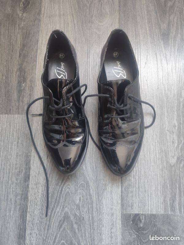 Derbies noir verni. T.38 (image 3)