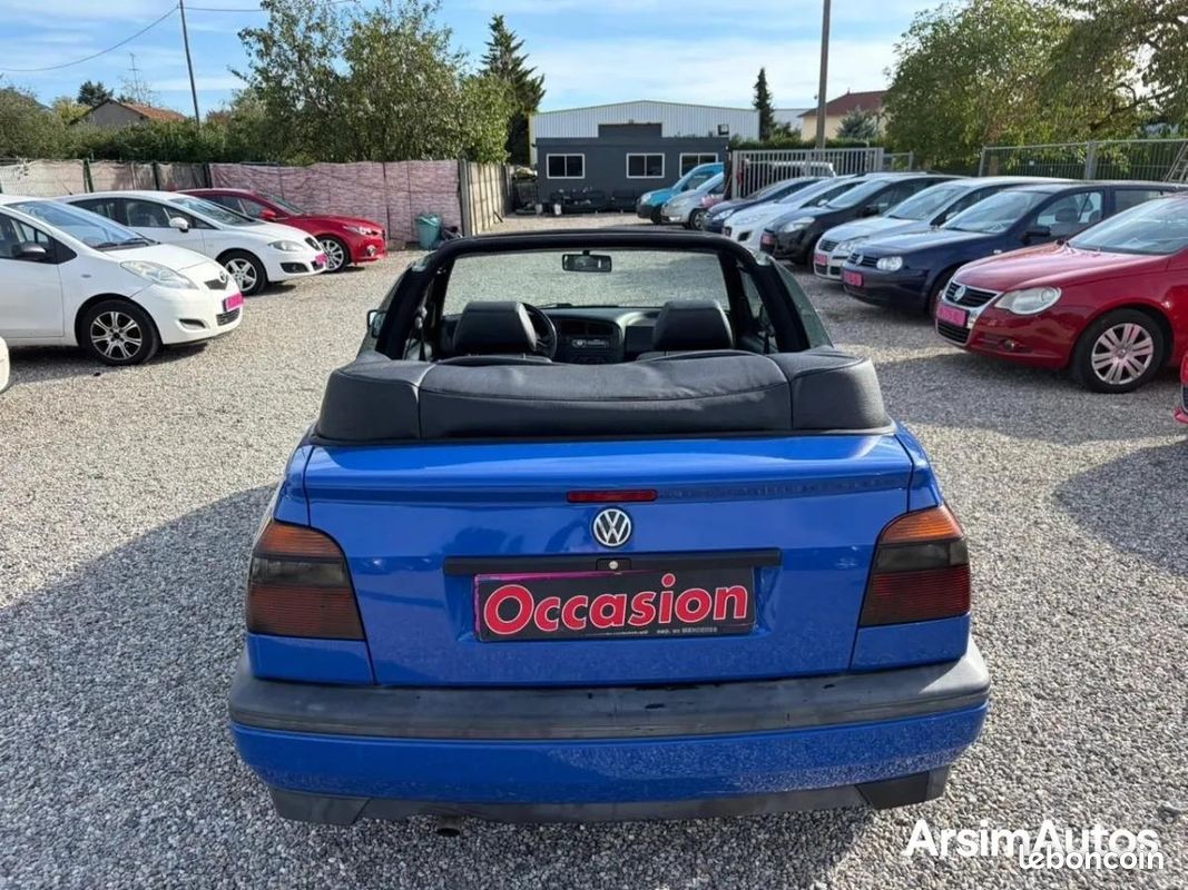Volkswagen golf 3 cabriolet 1.6 edition karmann (image 16)
