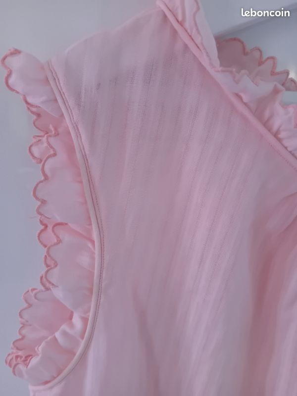 Robe de nuit vintage rose pale (image 2)