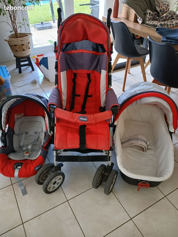 Poussette combiné trio chicco (image 1)