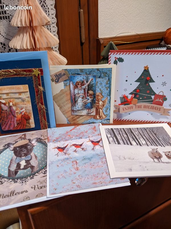 Carte De Vœux De Noël Faite Main Pour Beau-frère Et Belle-sœur - 16x16 Cm, Paillettes Et Strass, Intérieur Vierge - En Anglais